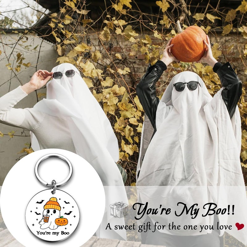 Sereney Valentines Gifts 2PCS Boo Basket Stuffers for Him Her, Pumpkin Decorationsas Boo Basket Items Women, Spooky Basket Stuffers for BFF Bestie Friend Boys Girls Husband Girlfriend Wife Anniversary Birthday Valentines Gifts - Image 3